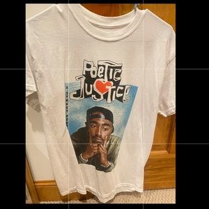 TUPAC POETIC JUSTICE T SHIRT